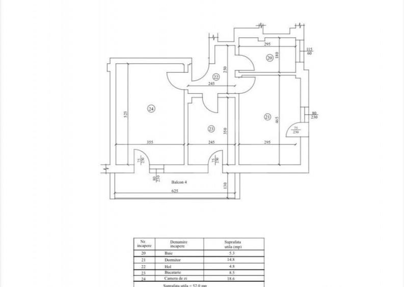 Apartament 2 camere, 60 mp, cartier Veteranilor - parcul N. - 1