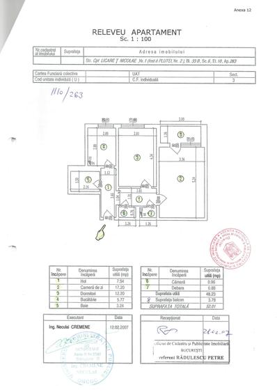 Sector 3 Apartament 2 camere str Capitan Nicolae Licaret, 1 - 5