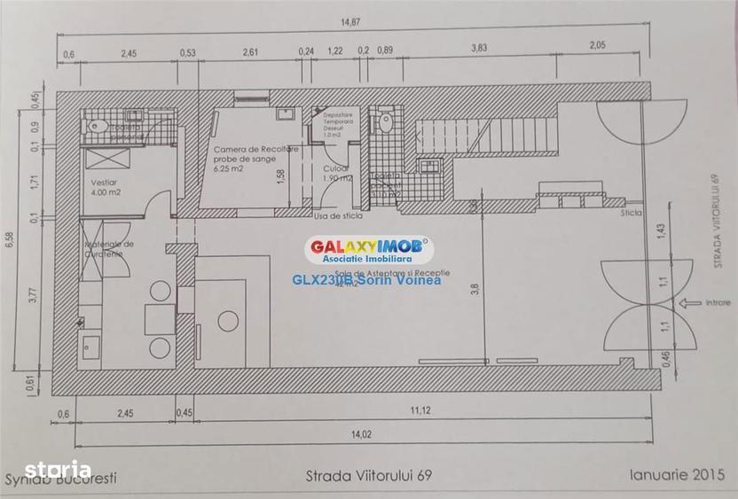 Spatiu comercial Ultracentral Dacia Eminescu | Viitorului nr.69 | 80mp - 2