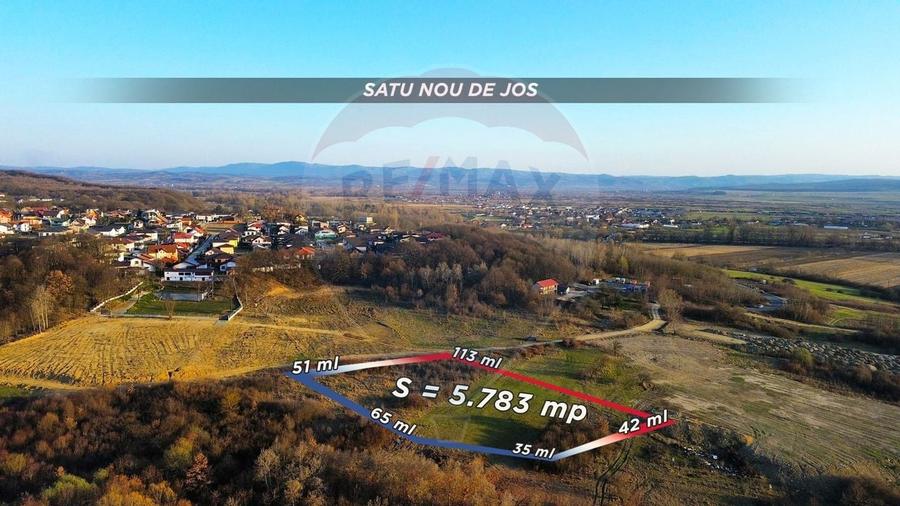Teren 5783 mp Satu Nou de Jos / Strada Principala - 2