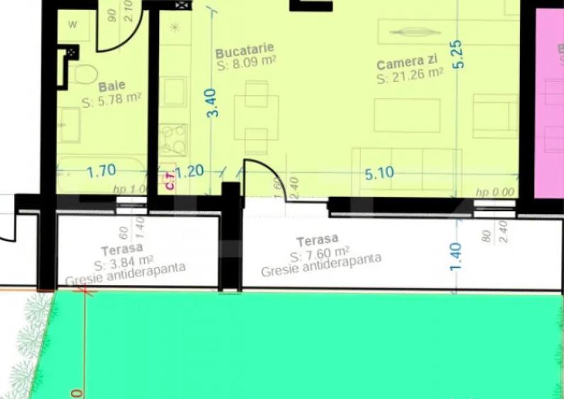 Studio Modern | Terasa 46 mp | Zona Aradului - 1