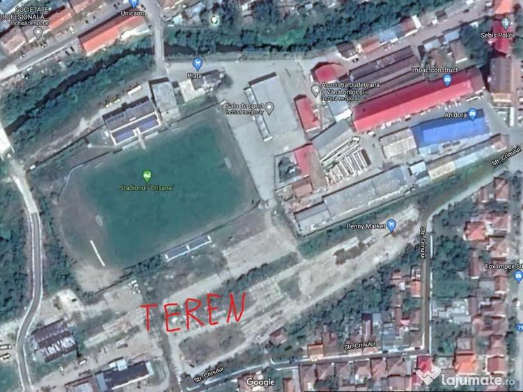 Teren ultracentral Sebis pentru spatii comerciale,depozite,access din 2 strazi 9871mp - 7