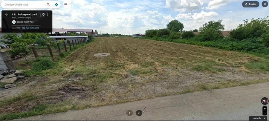 Vand teren intravilan Comuna Malu Jud Giurgiu - 1