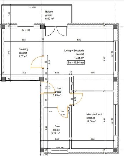 Apartament cu 3 camere, 50 mp, zona Tineretului - 14