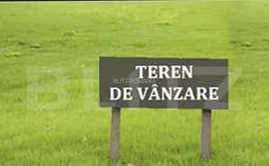 Teren de vanzare 587 mp, deschidere 20 ml Lisaura,