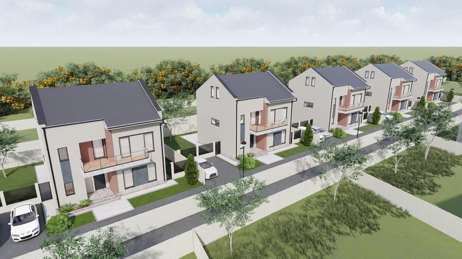 Terenuri pentru case. 6 loturi a câte 410 mp. Proiect de casă inclus - 4