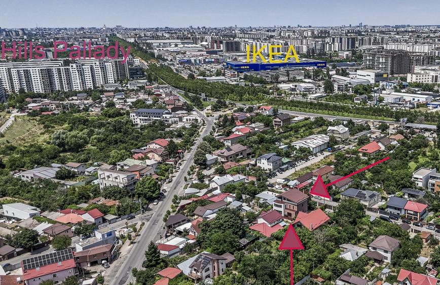 Casă individuală cu 6 camere cu Canalizare în Theodor Pallady
