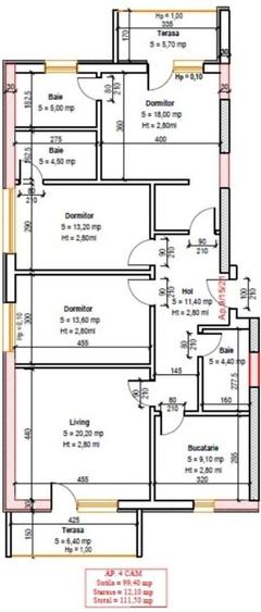 AP. 4CAM+3BAI IN BLOC P+3 / NOUL PROIECT PREMIUM NEW GEA.PALLADY! - 1
