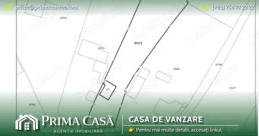 Casa in Suditi Posta Calnau (12km de Buzau) teren 1111mp Pret: 33.000 neg. - 2