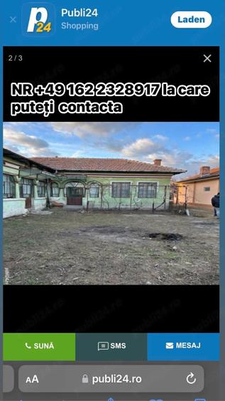 Casă cu 4 camere cu Teren 1700 Mp în Găneasa