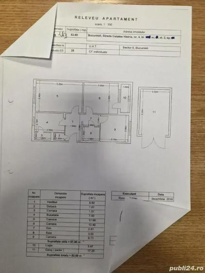 Inchiriez apartament decomandat cu trei camere etaj 2 4 in Drumul Taberei zona Romancierilor - 10