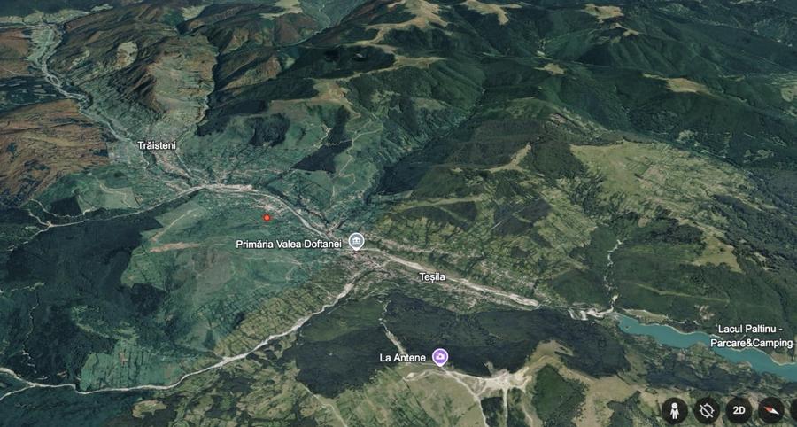 Teren retras panoramic Valea Doftanei 1350 mp panta lina, cu utilitati - 13