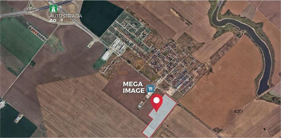 Lot de teren de vanzare, 14.748 mp cu deschidere de 35 ml, DN4, Popesti-Leordeni - 1