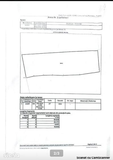 Vand sau schimb Teren Valea Ursului,Tomesti - 3