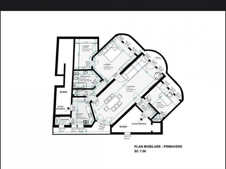 Apartament 3 camere designer made in Primaverii - 26