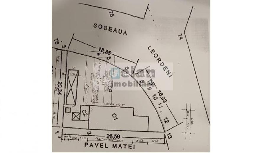 Popesti Leordeni Central - Oportunitate Teren 395 mp, d35, stradal