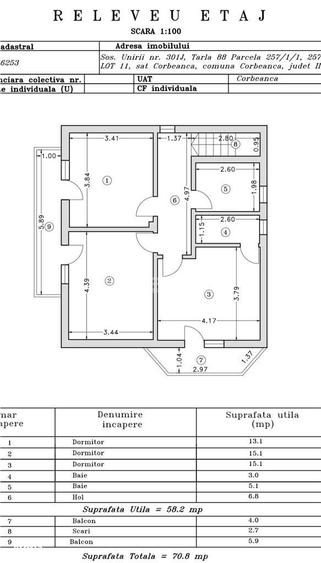 Casa individuala - Corbeanca - 4 camere - 3 bai - 160mp - 600mp teren - 3