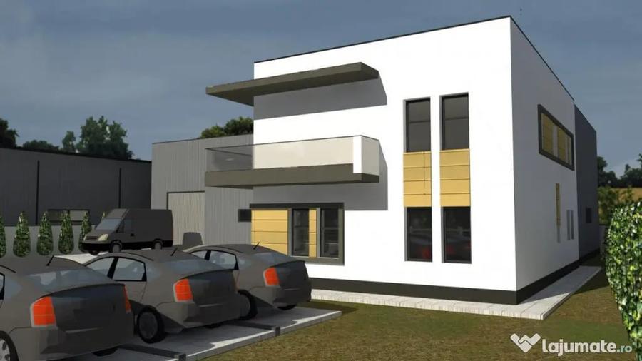 Casă cu 7 camere cu Teren 1200 Mp în Cârcea