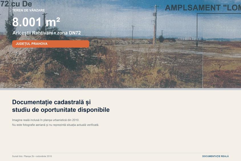 Teren Construcții extravilan de 8001 mp, în Bucșani