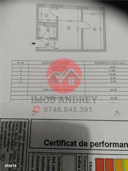 Apartament 2 camere la cheie, Miron Costin - 1