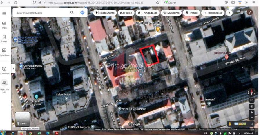 Teren zona Ultracentral, Suprafata 320 mp, deschidere 16m, I