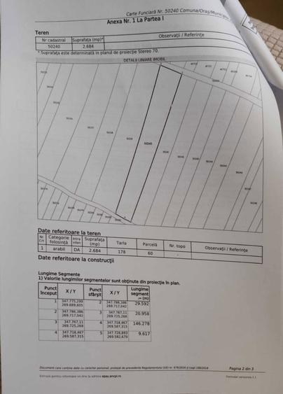 Vand pachet proprietati teren intravilan + 3 parcele extravilane | Poiana Mare, Dolj - 3