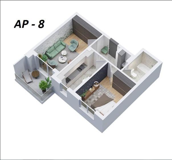 Apartament 2 Camere Prl Ghencea Dimri Residence New 2025 - 9