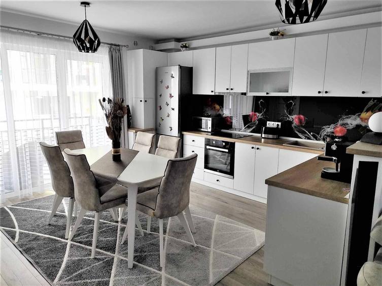 Apartament nou cu 3 camere, confort I, 68mp, etaj 2, superfinisat, mobilat si utilat, cu parcare, in - 4