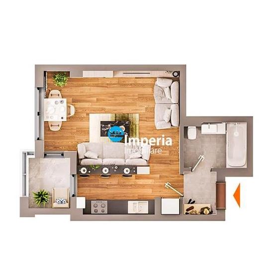 Apartament 1 camera, Proiect Nou zona Dacia - Pacurari - 10