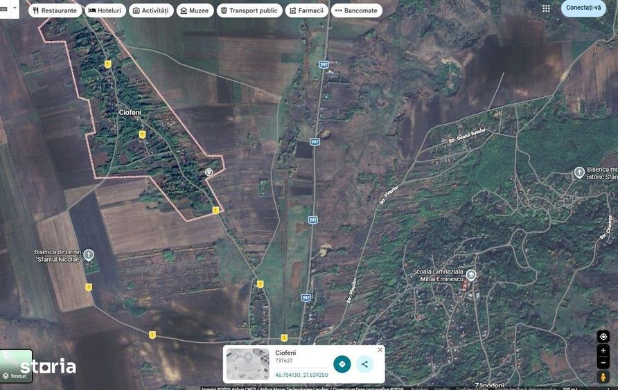 Teren intravilan/extravilan Ciofeni, ID: R3013251 - 9