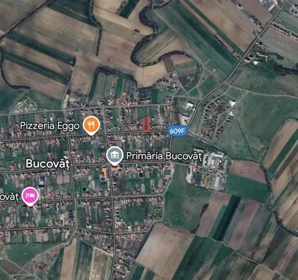 Bucovat- teren intravilan central - 1247 mp - 2