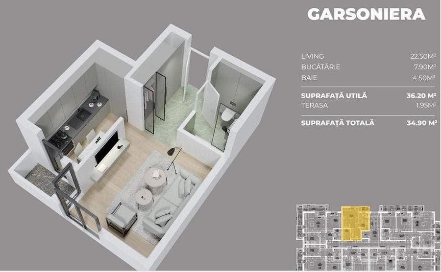 gars.dec,20min metrou D.Leonida,7min Farmacia Tei/STB Paraul Rece - 1