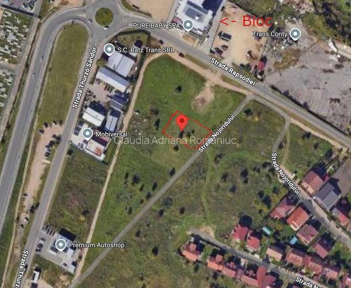 Teren intravilan de vanzare in zona Nufarul, Oradea