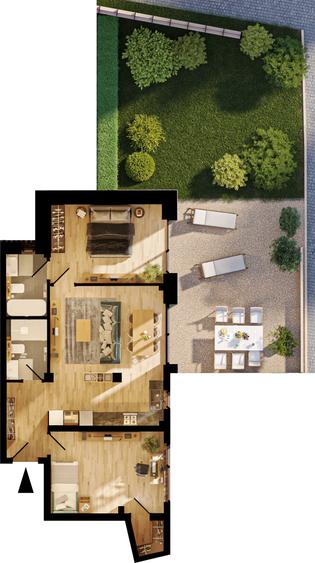 Direct de la dezvoltator , apartamente situate Central - 5