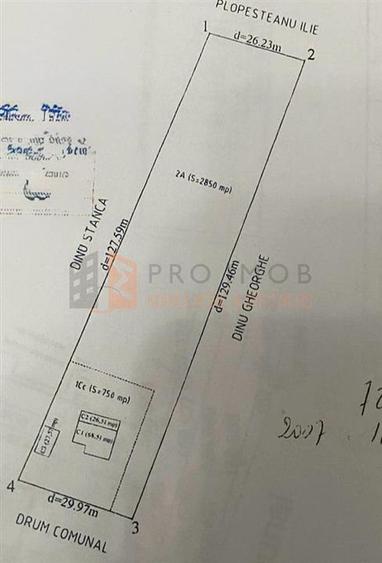 Teren intravilan+casa demolabila zona Posta Calnau - 2