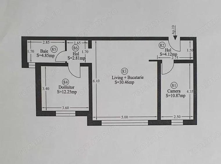 3 camere mobilat si utilat Braytim Giroc - 4