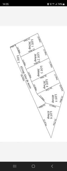 Teren extravilan parcelat, suprafata 726 mp, Cernele - 1