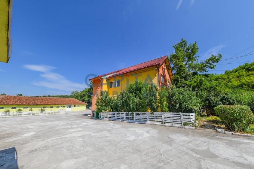 Teren intravilan, 10.000 mp, Imprejmuit+ drum privat+cladire de birouri, Dej - 16
