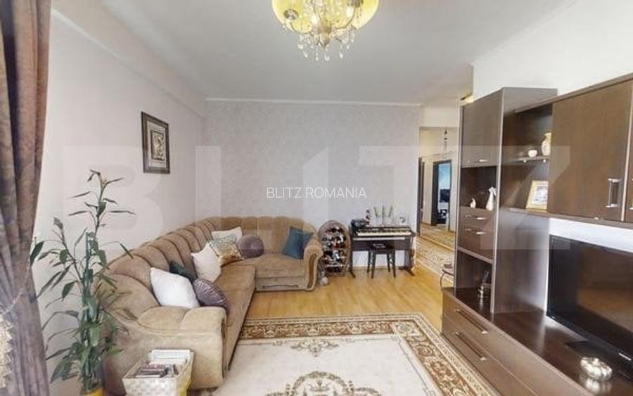 Apartament cu 3 camere decomandat, mobilat în Bucureștii Noi Apartament cu 3 camere decomandat, mobilat în Bucureștii Noi