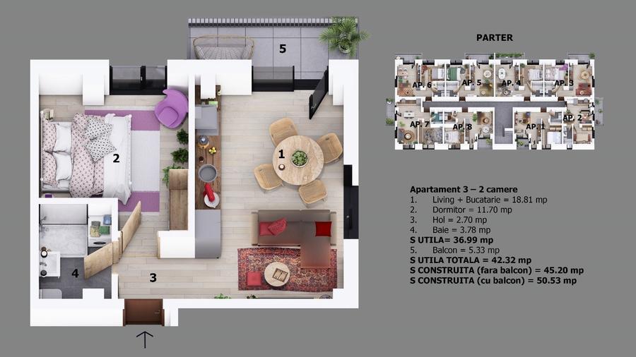 Proiect Nichita Stanescu / Ion Creanga | Canalizare | Parcare | Comision 0% - 6