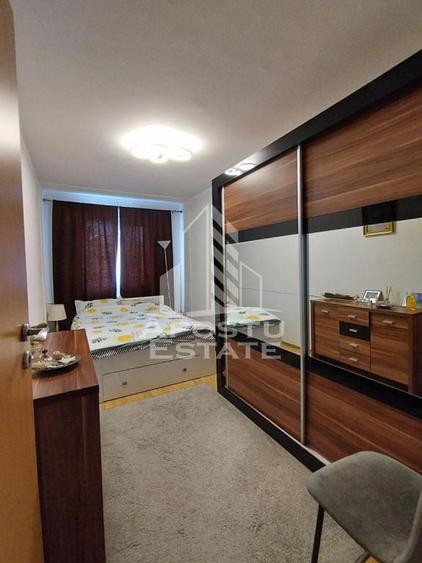 Apartament cu 3 camere semidecomandat, mobilat în Șagului