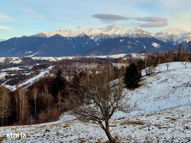 Sat Pe?tera Moeciu | Vedere panoramica Bucegi & Piatra Craiului - 13