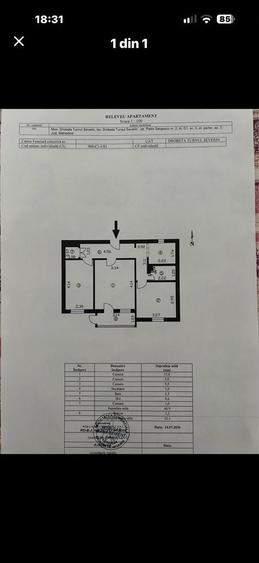 Apartament cu 3 camere decomandat în Central