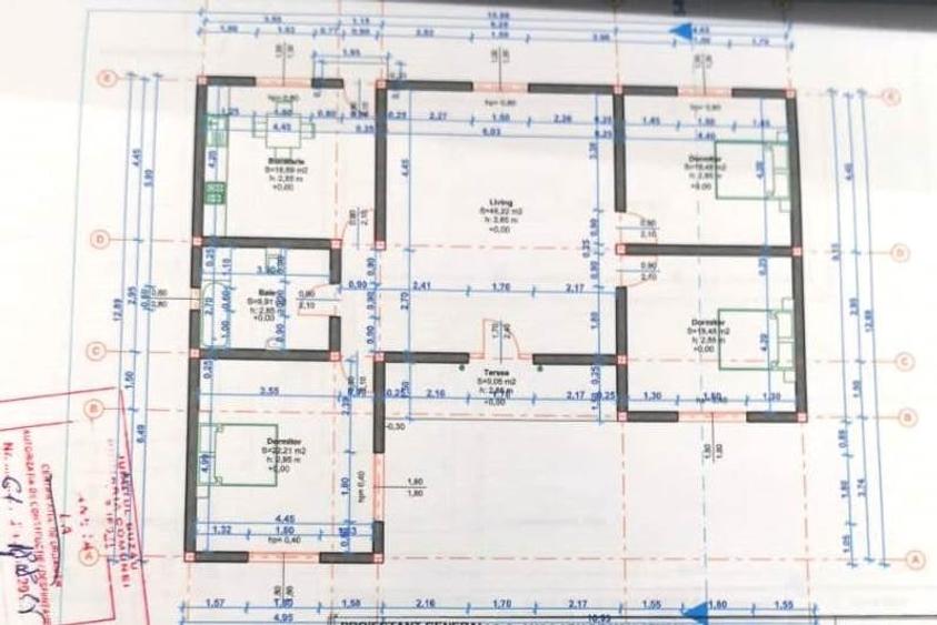 Casă individuală cu 4 camere cu Teren 510 Mp în Vernești