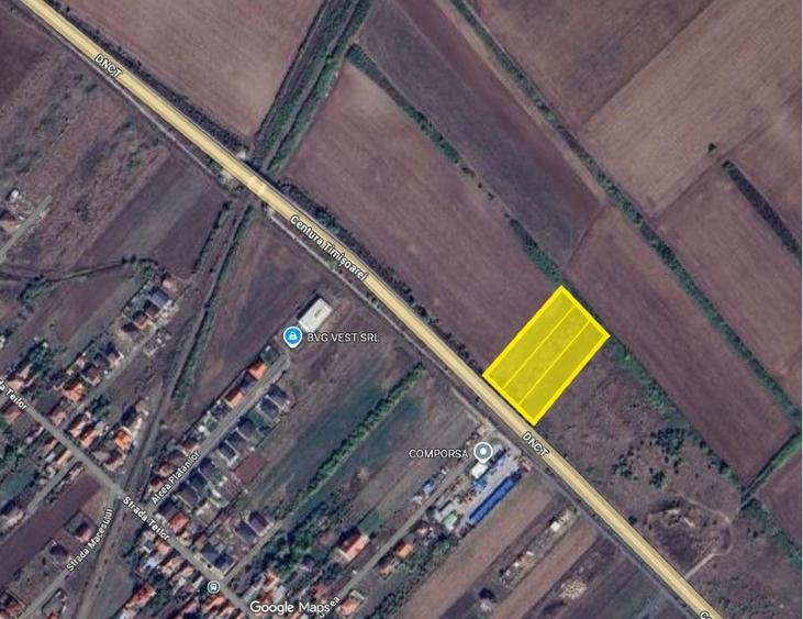Teren agricol extravilan de 7244 mp, în Ghiroda