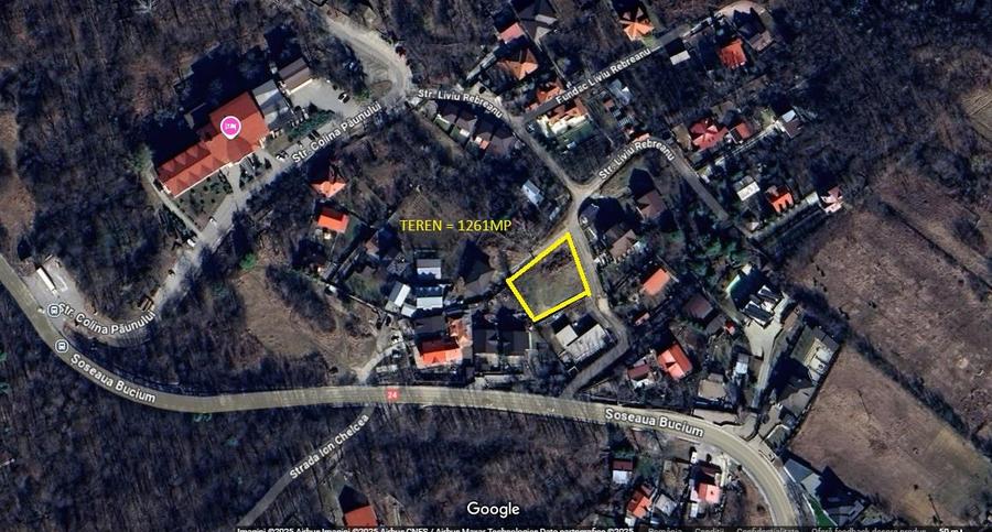 Teren Construcții intravilan de 1650 mp, în Bârnova