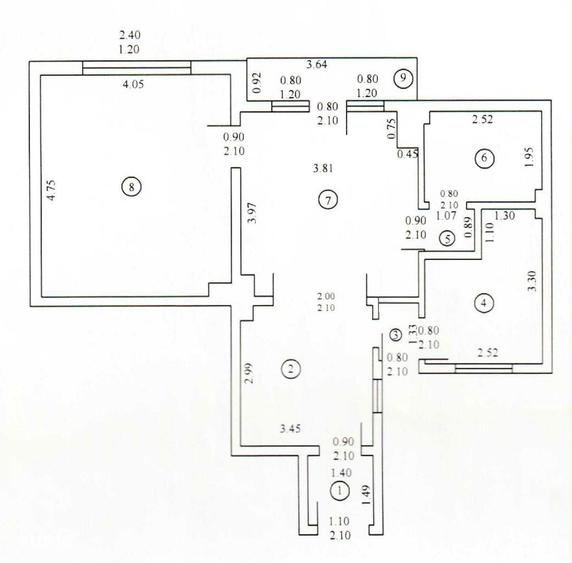 Proprietar, vand apartament interbeli 2 camere, centrala, 250m metrou - 5