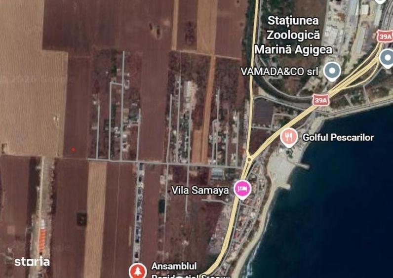 Teren 800mp Agigea Zona Golful Pescarilor - 1