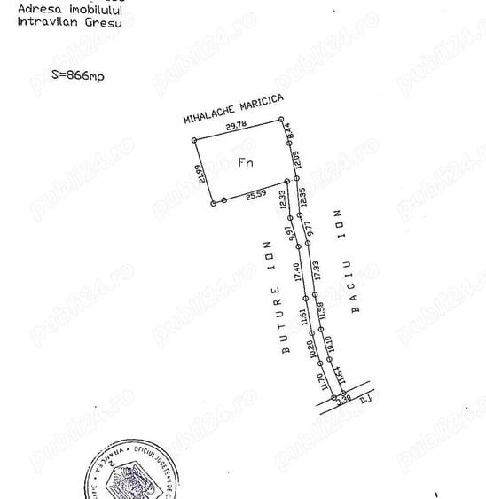 Teren intravilan de 866 mp de vanzare in inima Mun?ilor Vrancei Gresu - 4