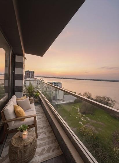 Locuinta aparte cu  apusuri pe lac - 1